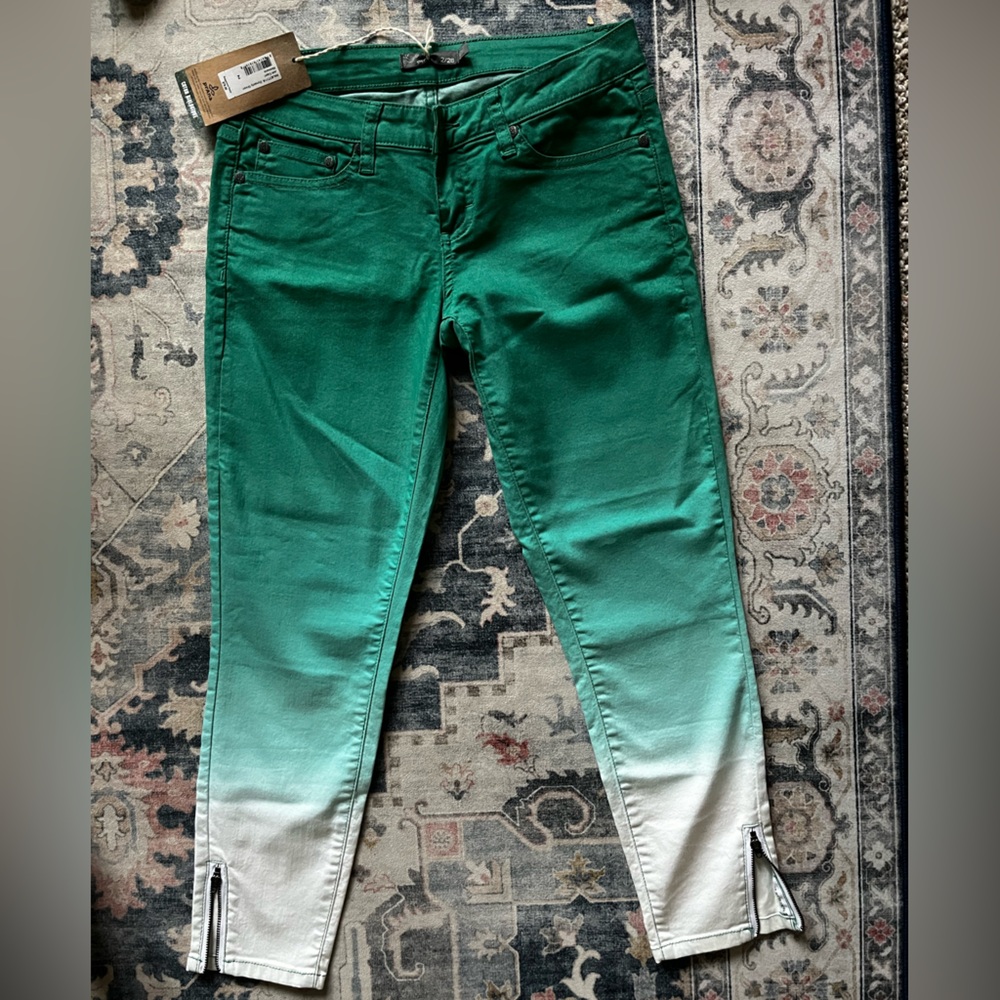 Prana Green Ombre Pants